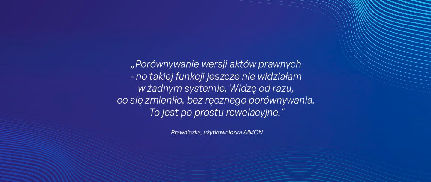 cytat użytkownika systemu AIMON